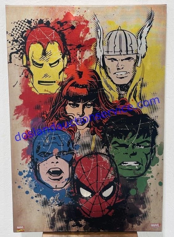 Marvel Superheroes Canvas (36 x 24)