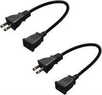 Toptekits 2-Pack USA Outlet Saver Power Extension