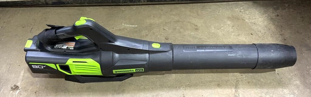 Greenworks Pro 80 Volt Cordless Blower Tool Only