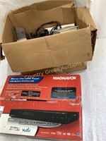DVD Player & VHS Tapes