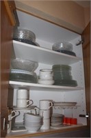 2 Cupboards of Dishes & Mugs