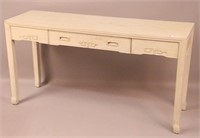 HERITAGE WHITE LACQUERED CHINESE STYLE SOFA TABLE