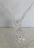Glass Eagle. Measures 7.5"H.