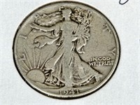 1941 Silver Walking Liberty Half Dollar Coin