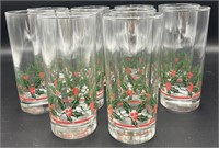 10 Holly Glasses