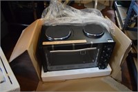 Sharper Image Toaster Oven w/ Electric Stove Top