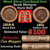 Small Cent Mixed Roll Orig Brandt McDonalds Wrappe