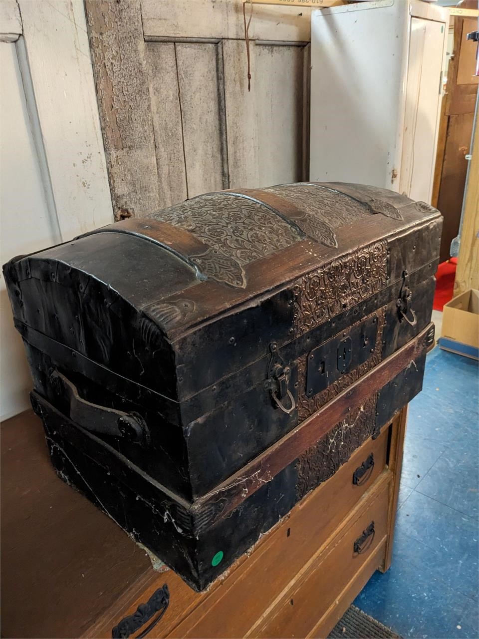 Antique Dome-Top Trunk