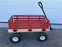 Wagon with side rails