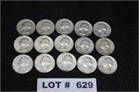 15-1964 Washington Silver Dollars