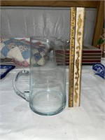 large glass juice pitcher