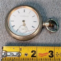 Vintage Illinois Watch Co. Pocket Watch - 2.25"