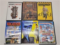 6pk Assorted DVDs