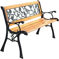 $59  FDW Garden Bench Patio Bench Chair Hardwood