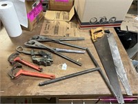 Fencing, Barbed Wire Tools and Saws