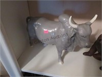 BULL STATUE 9" TALL