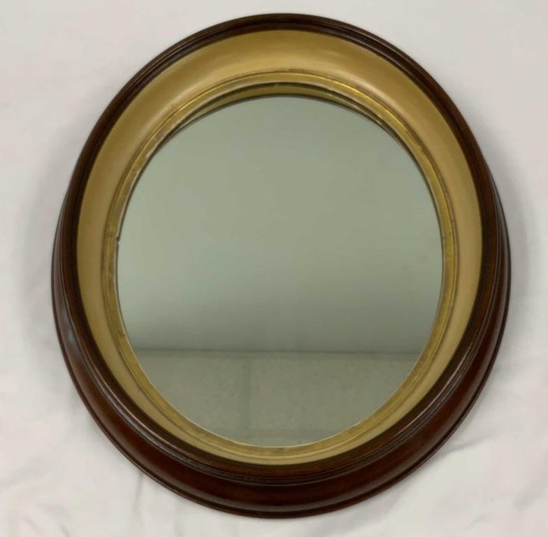 Shadow Box Mirror, Walnut