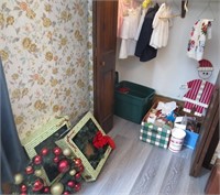 Christmas items, clothes