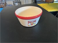 Handpainted Popcorn Bowl