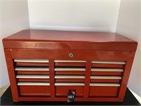 6 Drawer Tool Chest with Key 23"x10"x13"H