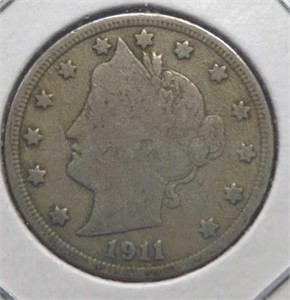 1911 Liberty Head V nickel