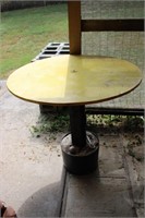 Concrete Bottom Outdoor Table