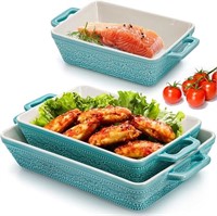 Set of 3 Ceramic Baking Dishes, Assorted Sizes