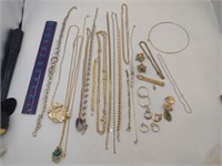 Mixed Style Gold Color Fashion Jewelry Lot