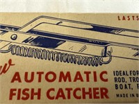 Vintage Automatic fish catcher in original box