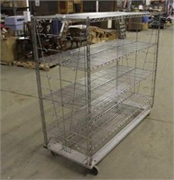 Steel Rack On Casters, Approx