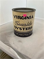 Virginia Seaside Oysters Ballard Bros 1 Gallon Can