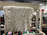 Vintage Crochet Lace Bedspread