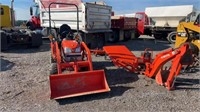 Kubota BX25D 4WD Tractor With Loader & Attachments