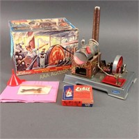 Wilesco Steam Engine Toy w/Original Box