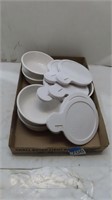 Corning Ware Grab It dishes with lids
