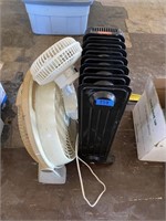 2 Fans and Honeywell Heater