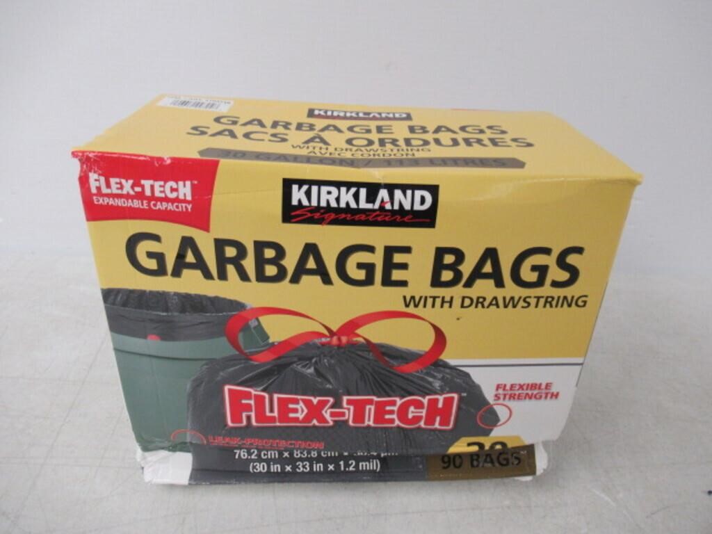 90-Pk Kirkland Signature 30 Gallon Drawstring