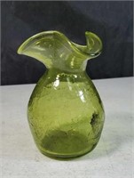 Little green vase approx 4 inches tall