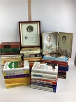 Books history, poetry, self-help, cookbooks,