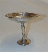 Sterling Silver Compote Weighted Base