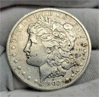 1902 Morgan Silver Dollar F12