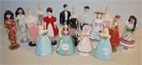 Lot of 16 Items- (8) Barbie Hallmark Ornaments,