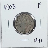 1903  Liberty Nickel   F