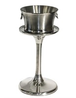 Frontgate Art Deco Style Champagne Bucket w Stand
