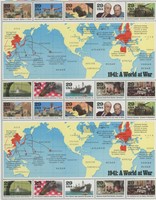 WWII, 1941: A World at War (World War II) 20 Stamp