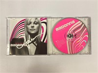 Autograph COA Madonna CD