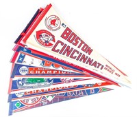 Lot of 55 Vintage Boston Red Sox Pennants