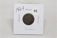 1864P Indian Head Cent