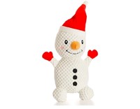 Squeezing toy snowman