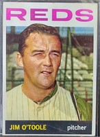 1964 Topps Jim O'Toole #185 Cincinnati Reds